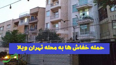 دانلود کلیپ حمله خفاش ها به محله تهران ویلا در منطقه 2 تهران + فیلم